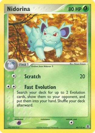 Nidorina/112  - Reverse Holofoil FireRed & LeafGreen - Uncommon