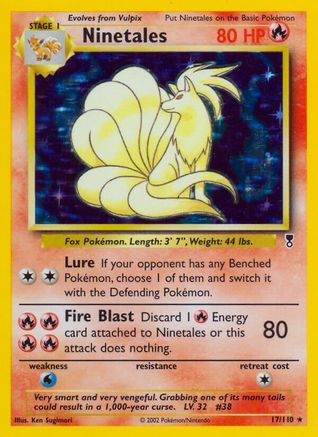 Ninetales  - Reverse Holofoil Legendary Collection - Holo Rare