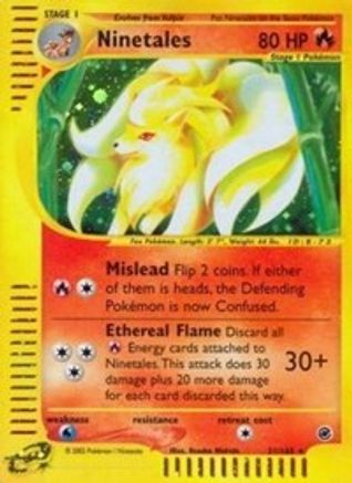 Ninetales (21)/165  - Reverse Holofoil Expedition - Holo Rare