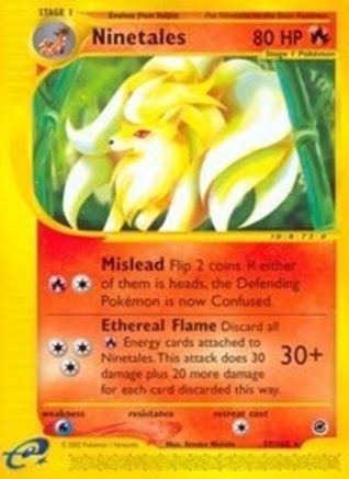 Ninetales (57)/165  - Reverse Holofoil Expedition - Rare