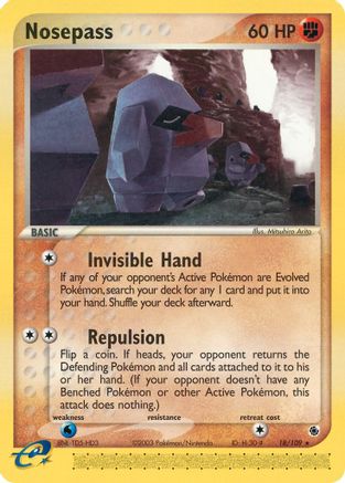 Nosepass  Ruby and Sapphire - Rare