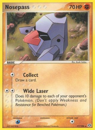 Nosepass/106  Emerald - Rare