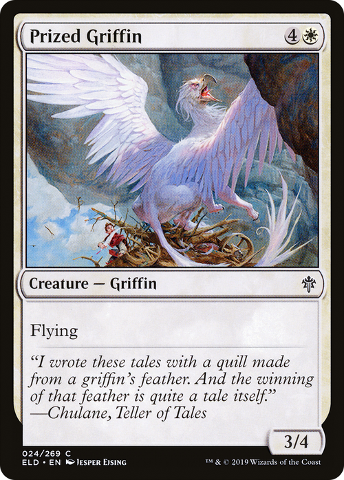 Prized Griffin (ELD-024) - Throne of Eldraine
