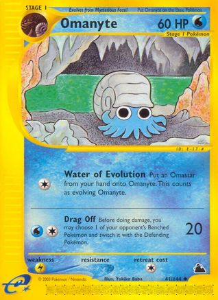 Omanyte/144  Skyridge - Uncommon