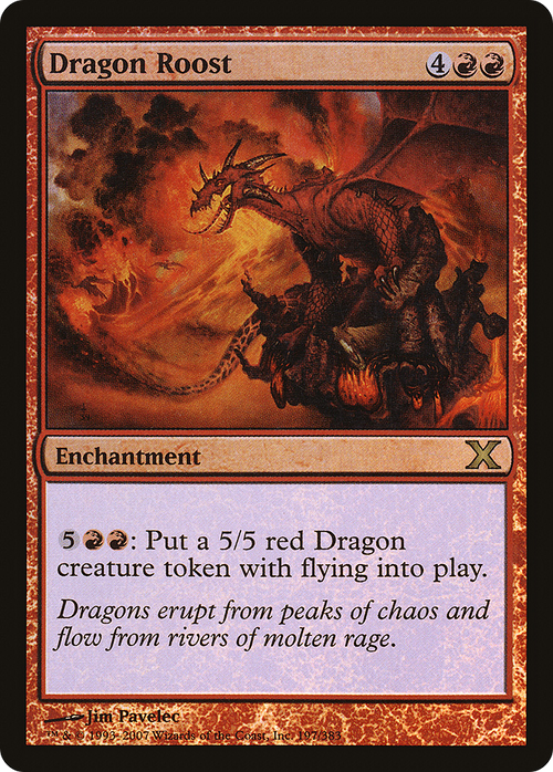 Dragon Roost (10E-197★) - Tenth Edition Foil