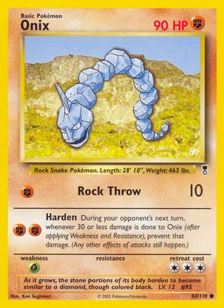 Onix  - Reverse Holofoil Legendary Collection - Common