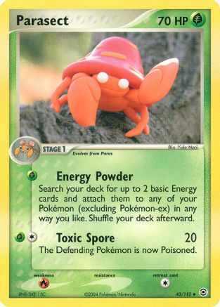 Parasect/112  - Reverse Holofoil FireRed & LeafGreen - Uncommon
