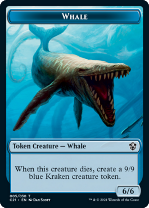 Whale (TC21-005) - Commander 2021 Tokens
