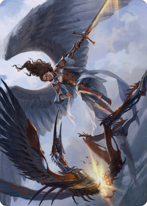 Destroy Evil // Destroy Evil (ADMU-007) - Dominaria United Art Series (Borderless) Foil