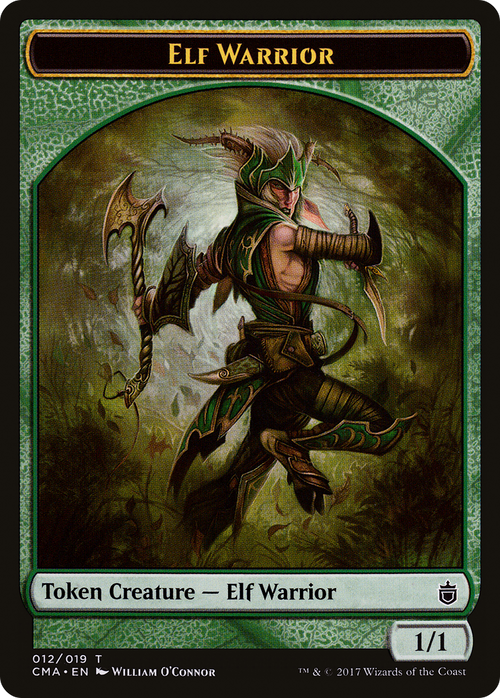 Elf Warrior Token (012) (CMA-012) - Commander Anthology Tokens