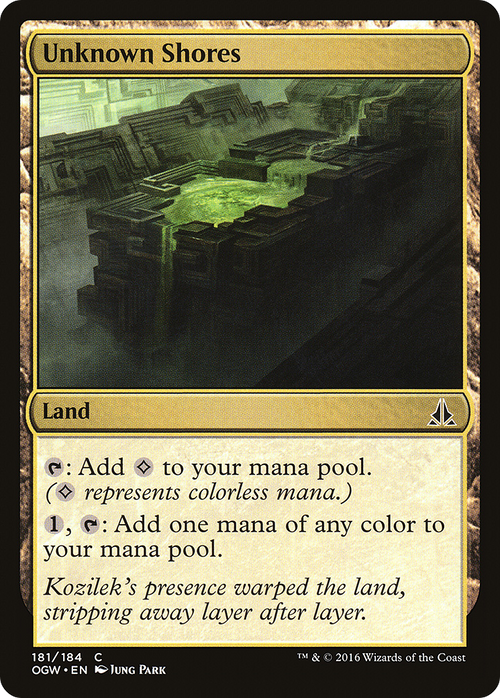 Unknown Shores (OGW-181) - Oath of the Gatewatch