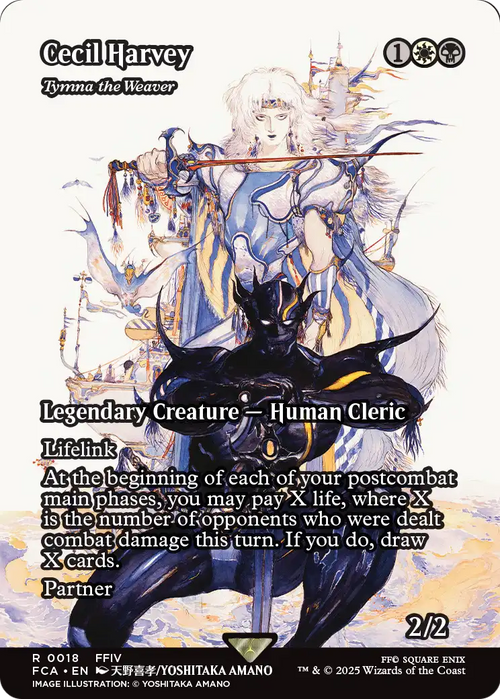 Cecil Harvey - Tymna the Weaver (Showcase) (FCA-018) - FINAL FANTASY: Through the Ages / Cecil Harvey (Borderless)