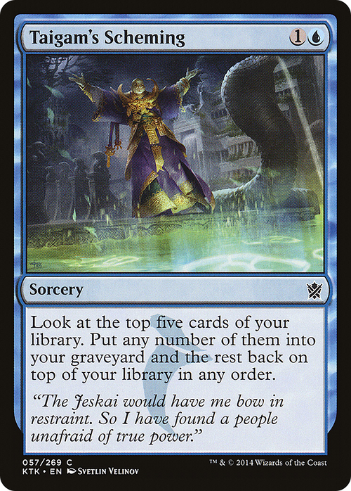 Taigam's Scheming (KTK-057) - Khans of Tarkir Foil