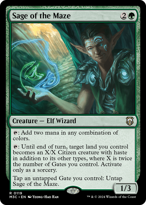 Sage of the Maze (M3C-119) - Modern Horizons 3 Commander