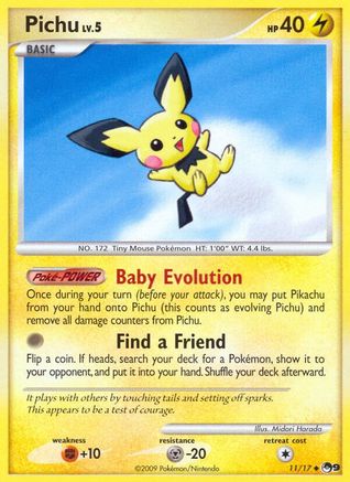 Pichu/017  POP Series 9 - Uncommon