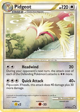Pidgeot  Triumphant - Rare