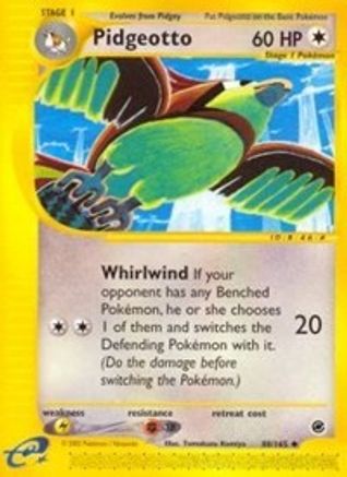 Pidgeotto/165  - Reverse Holofoil Expedition - Uncommon