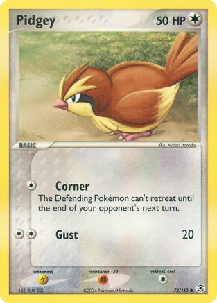 Pidgey 073/112  FireRed & LeafGreen - Common