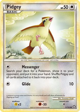 Pidgey Triumphant - Common