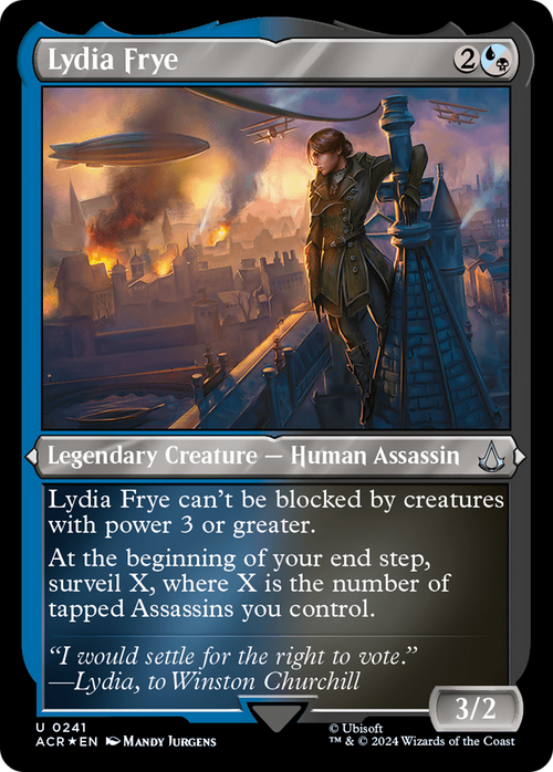 Lydia Frye (Foil Etched) (ACR-241) - Assassin's Creed Foil