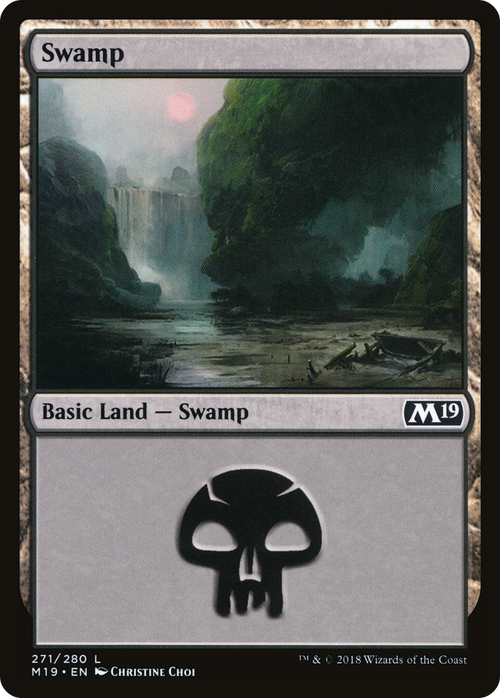 Swamp (271) (M19-271) - Core Set 2019 Foil