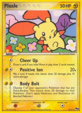 Plusle/017  POP Series 3 - Rare