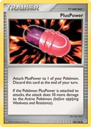 PlusPower/130  - Reverse Holofoil Diamond and Pearl - Uncommon