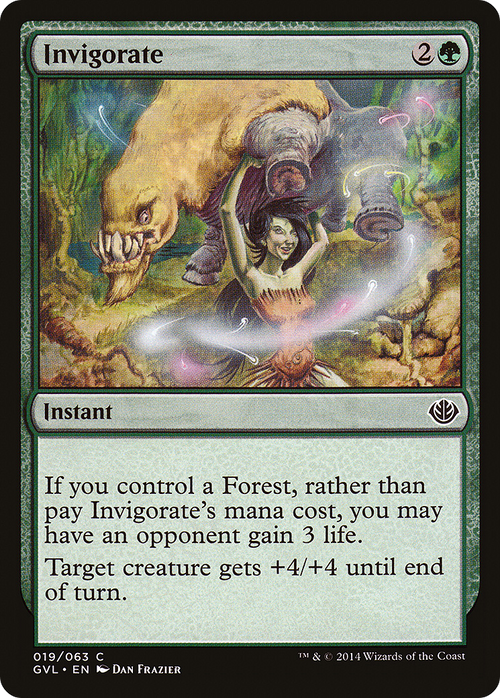 Invigorate (DD3-019) - Duel Decks Anthology: Garruk vs. Liliana