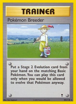 Pokemon Breeder  - Reverse Holofoil Legendary Collection - Rare