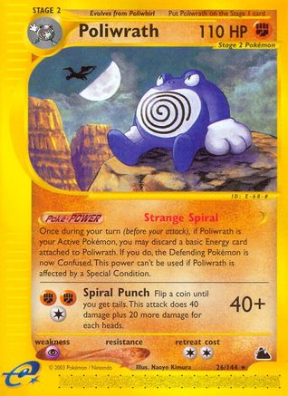 Poliwrath (26)/144  Skyridge - Rare