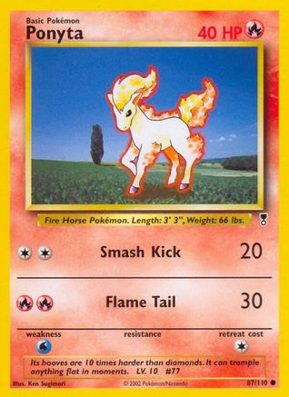 Ponyta 087  Legendary Collection - Common