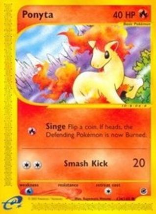 Ponyta 126/165  - Reverse Holofoil Expedition - Common