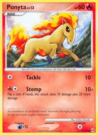 Ponyta (72) (72) 072/99  Arceus - Common