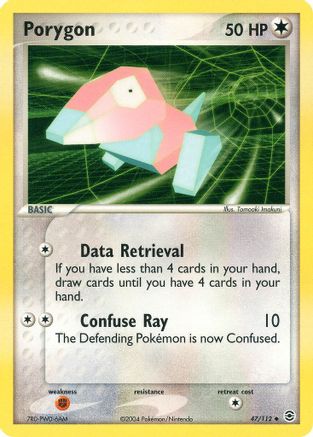 Porygon/112  - Reverse Holofoil FireRed & LeafGreen - Uncommon