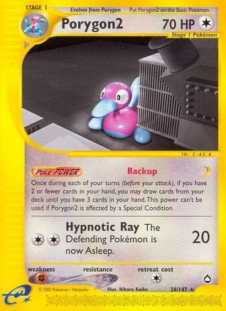 Porygon2/147  Aquapolis - Rare
