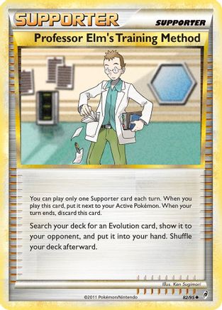 Professor Elm's Training Method  - Reverse Holofoil Call of Legends - Uncommon