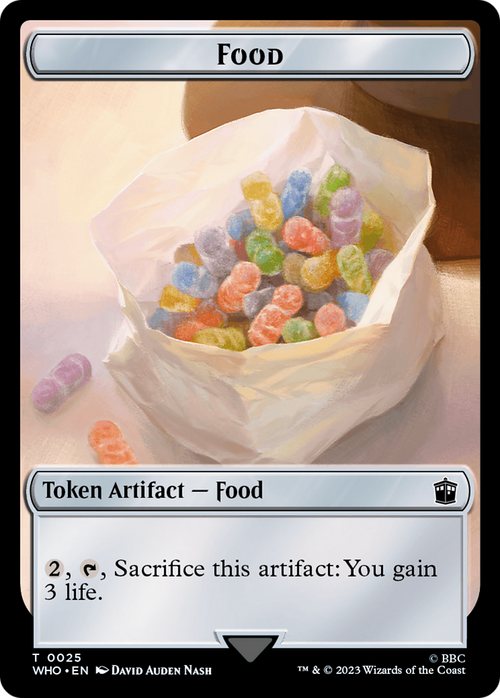 Food (TWHO-025) - Doctor Who Tokens