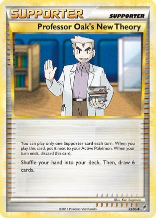 Professor Oak's New Theory 083  - Reverse Holofoil Call of Legends - Uncommon