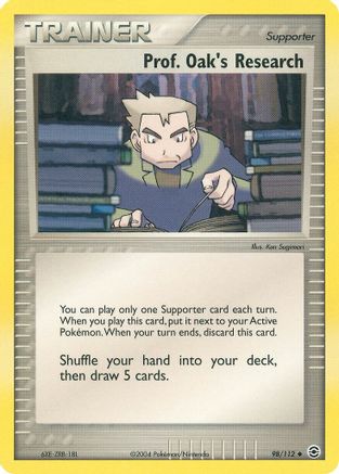 Prof. Oak's Research/112  FireRed & LeafGreen - Uncommon