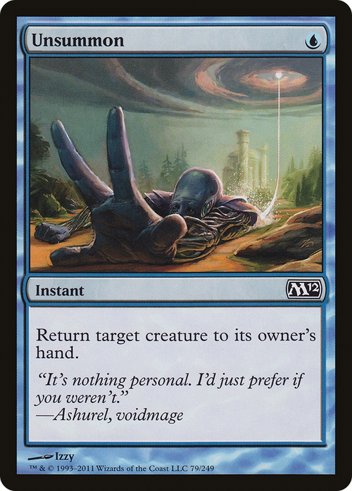 Unsummon (M12-079) - Magic 2012
