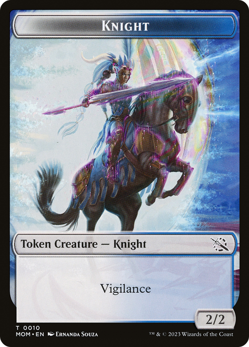Knight (TMOM-010) - March of the Machine Tokens Foil