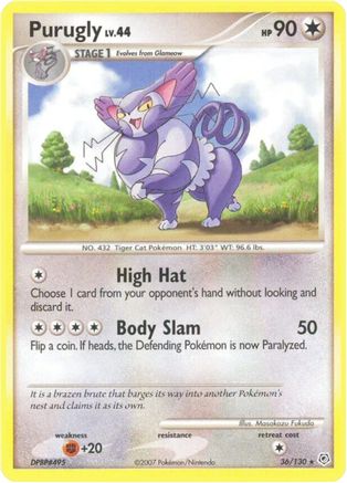 Purugly/130  Diamond and Pearl - Rare