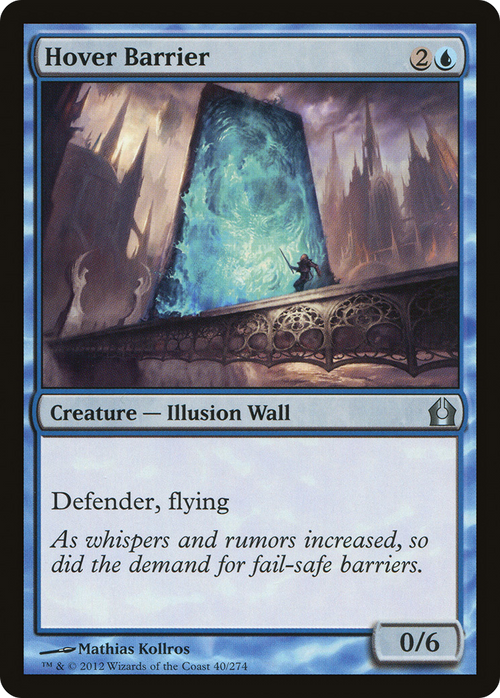 Hover Barrier (RTR-040) - Return to Ravnica Foil
