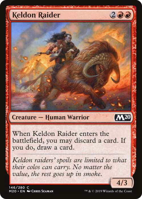 Keldon Raider (M20-146) - Core Set 2020 Foil