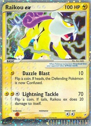 Raikou ex/95  - Holofoil Team Magma vs Team Aqua - Ultra Rare