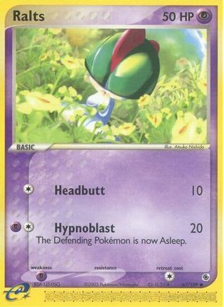 Ralts - 67/109/109  Ruby and Sapphire - Common