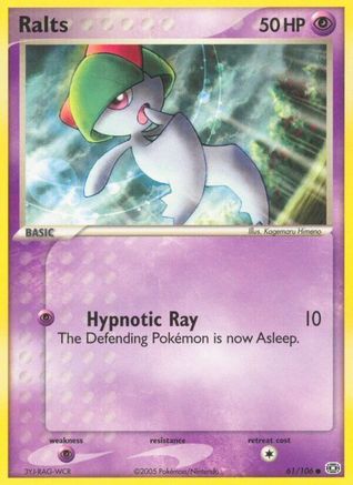 Ralts/106  - Reverse Holofoil Emerald - Common