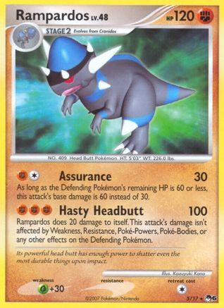Rampardos/017  POP Series 6 - Rare