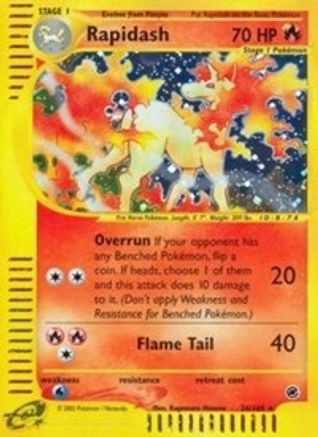 Rapidash (26)/165  - Reverse Holofoil Expedition - Holo Rare