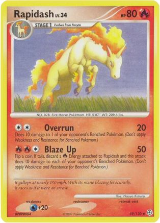 Rapidash/130  Diamond and Pearl - Uncommon